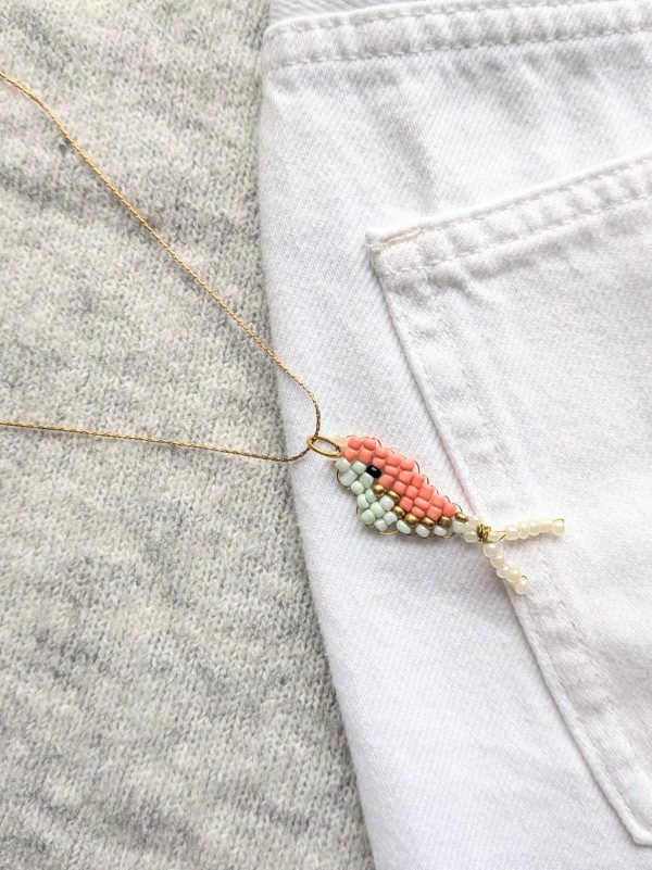 Novi ketting koraal/groen