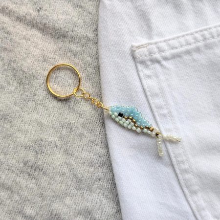 Mira tas/sleutelhanger blauw