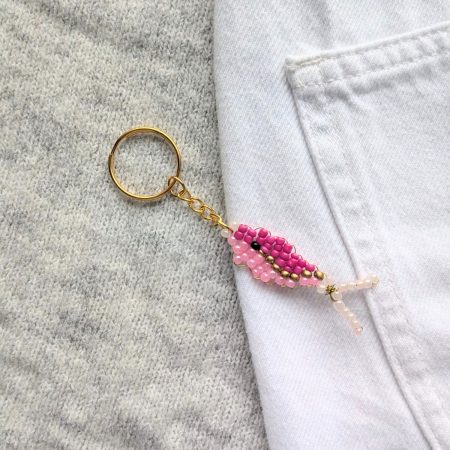 Mira tas/sleutelhanger roze